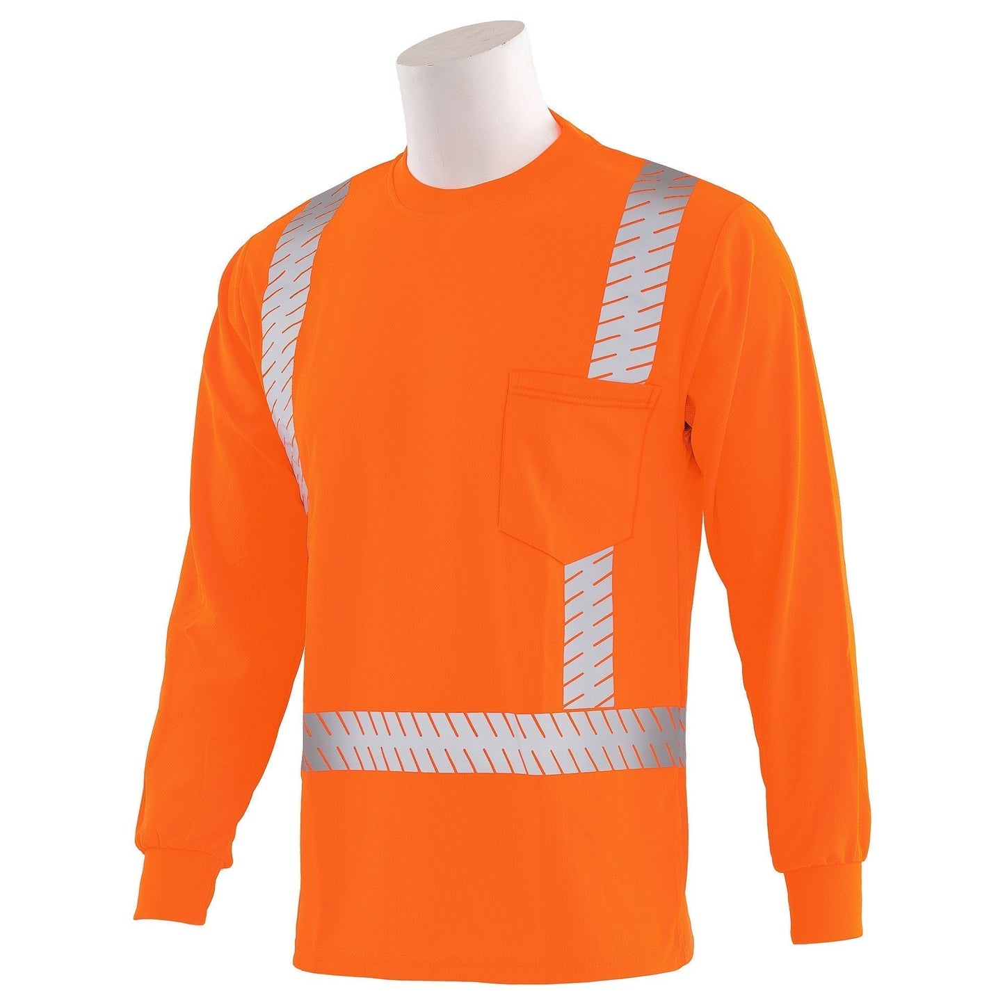 Yellow/Lime Safety Shirts - ERB - Long Sleeve Mesh