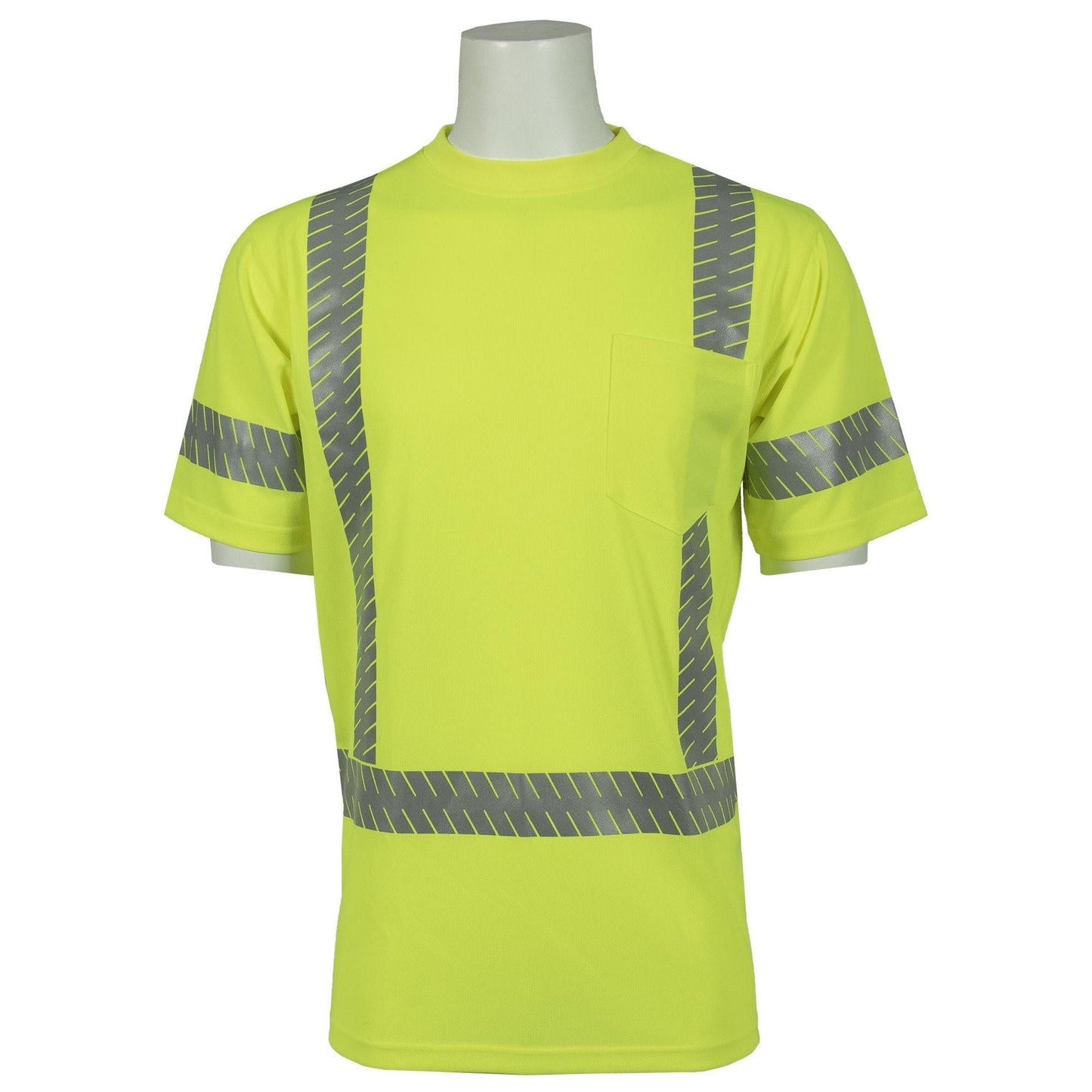 Yellow/Lime Safety Shirt - ERB - Reflective Tape