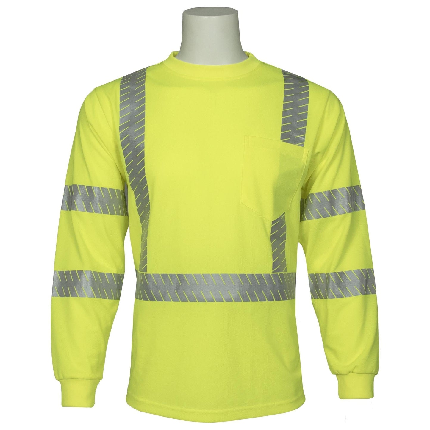 Yellow/Lime Safety Shirt - ERB - Moisture Wicking