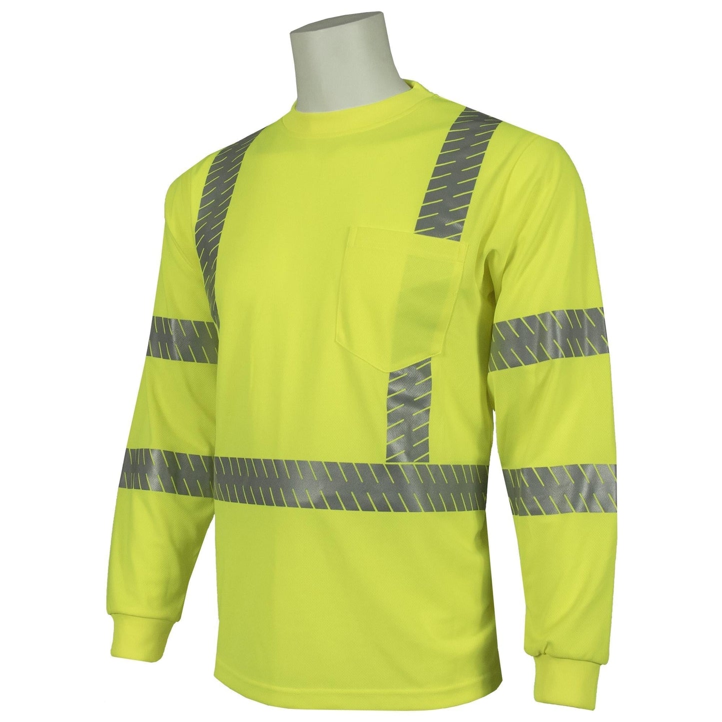 Yellow/Lime Safety Shirt - ERB - Moisture Wicking