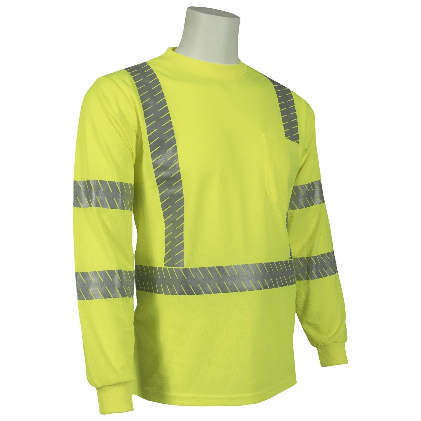 Yellow/Lime Safety Shirt - ERB - Moisture Wicking