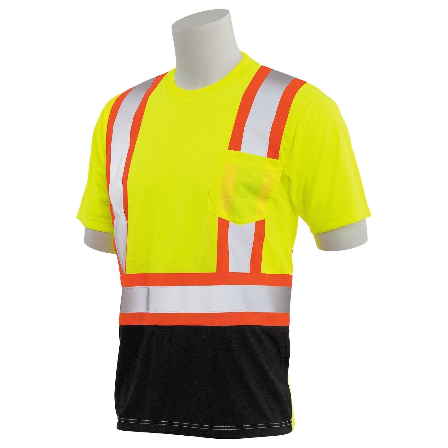 Yellow/Lime Safety Shirt - ERB - Moisture Wicking