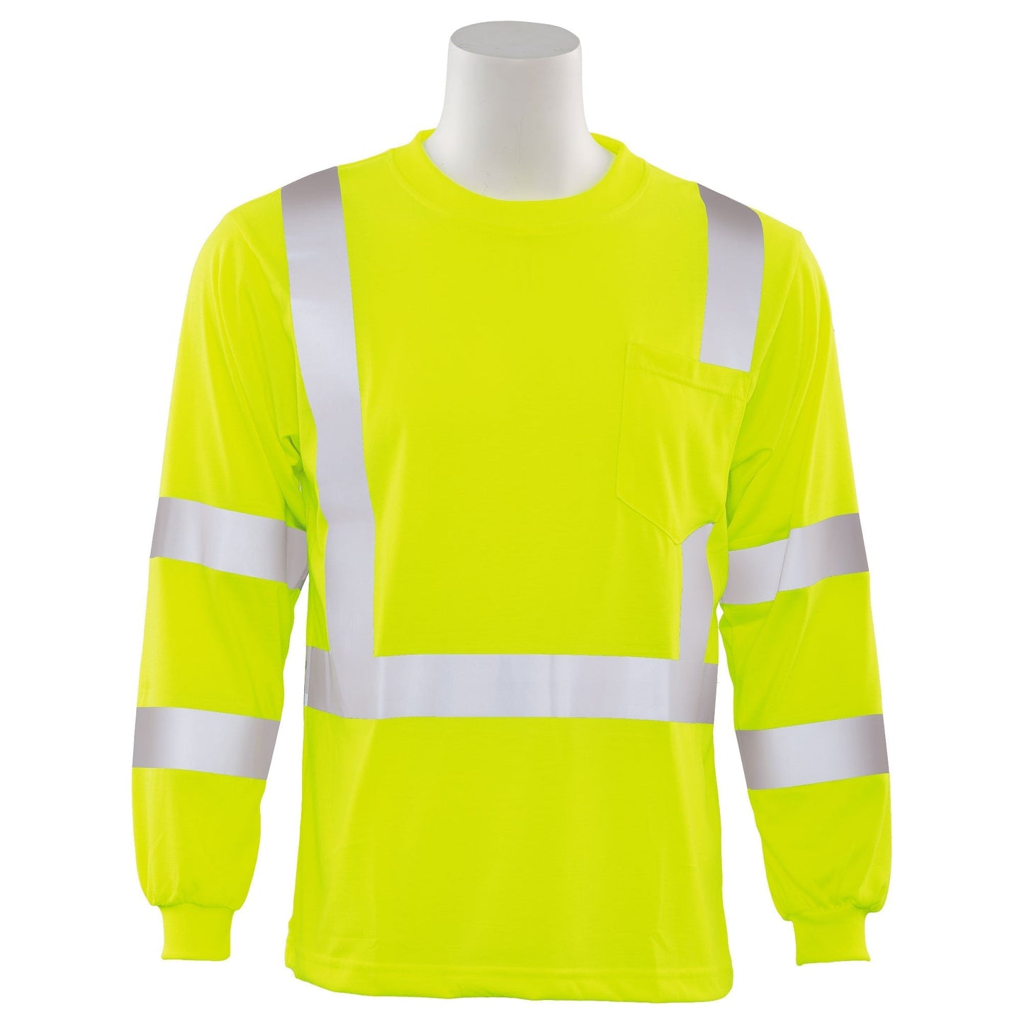 Yellow/Lime Safety Shirt - ERB - Moisture-Wicking