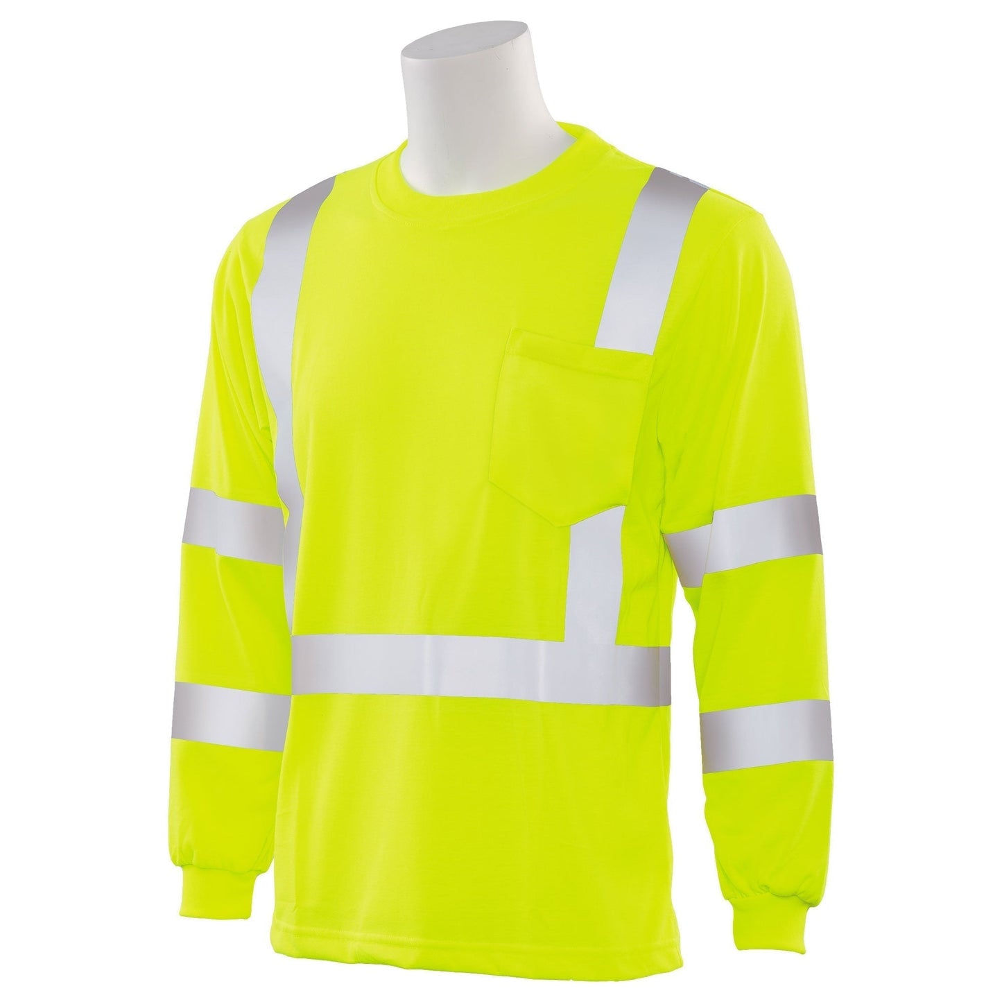 Yellow/Lime Safety Shirt - ERB - Moisture-Wicking