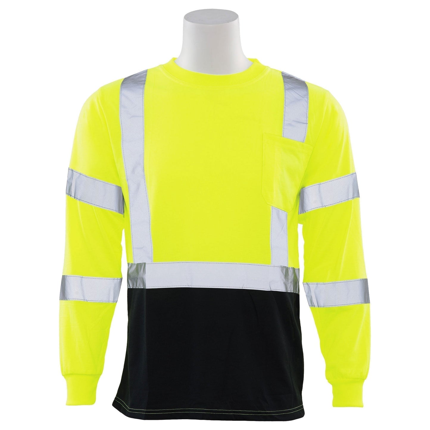 Yellow/Lime Safety Shirt - ERB - Moisture Wicking