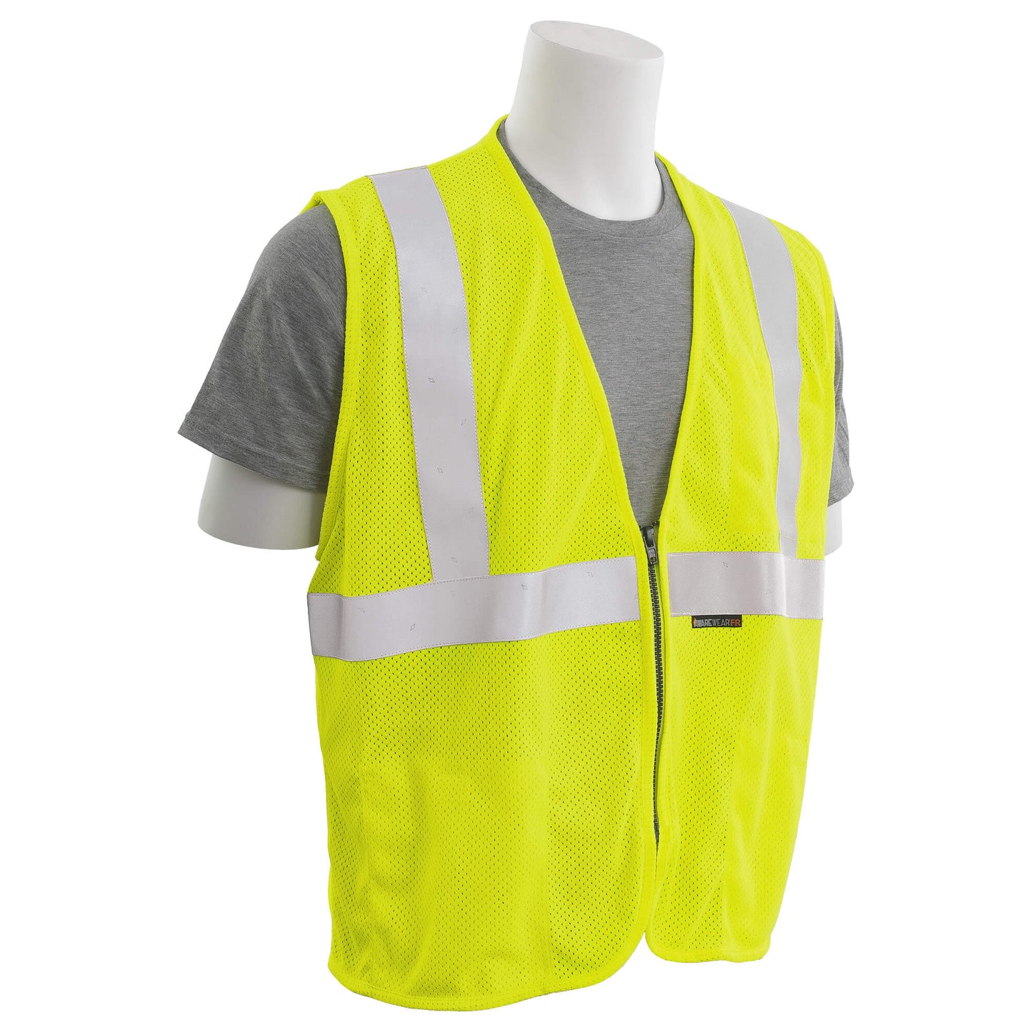 Yellow/Lime Safety Vests - ERB - Flame Resistant Mesh