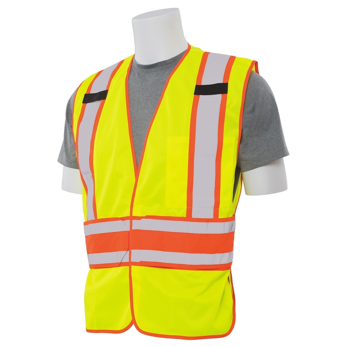Yellow/Lime Safety Vests - ERB - Mesh Two-Tone Design