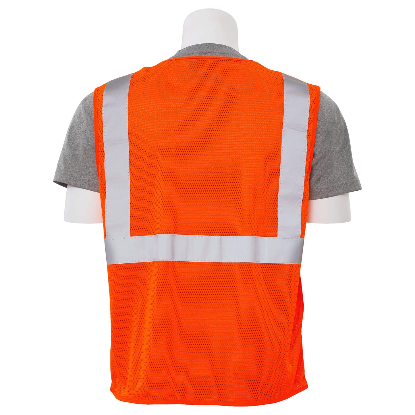 Yellow/Lime Safety Vest - ERB - Reflective Mesh Design
