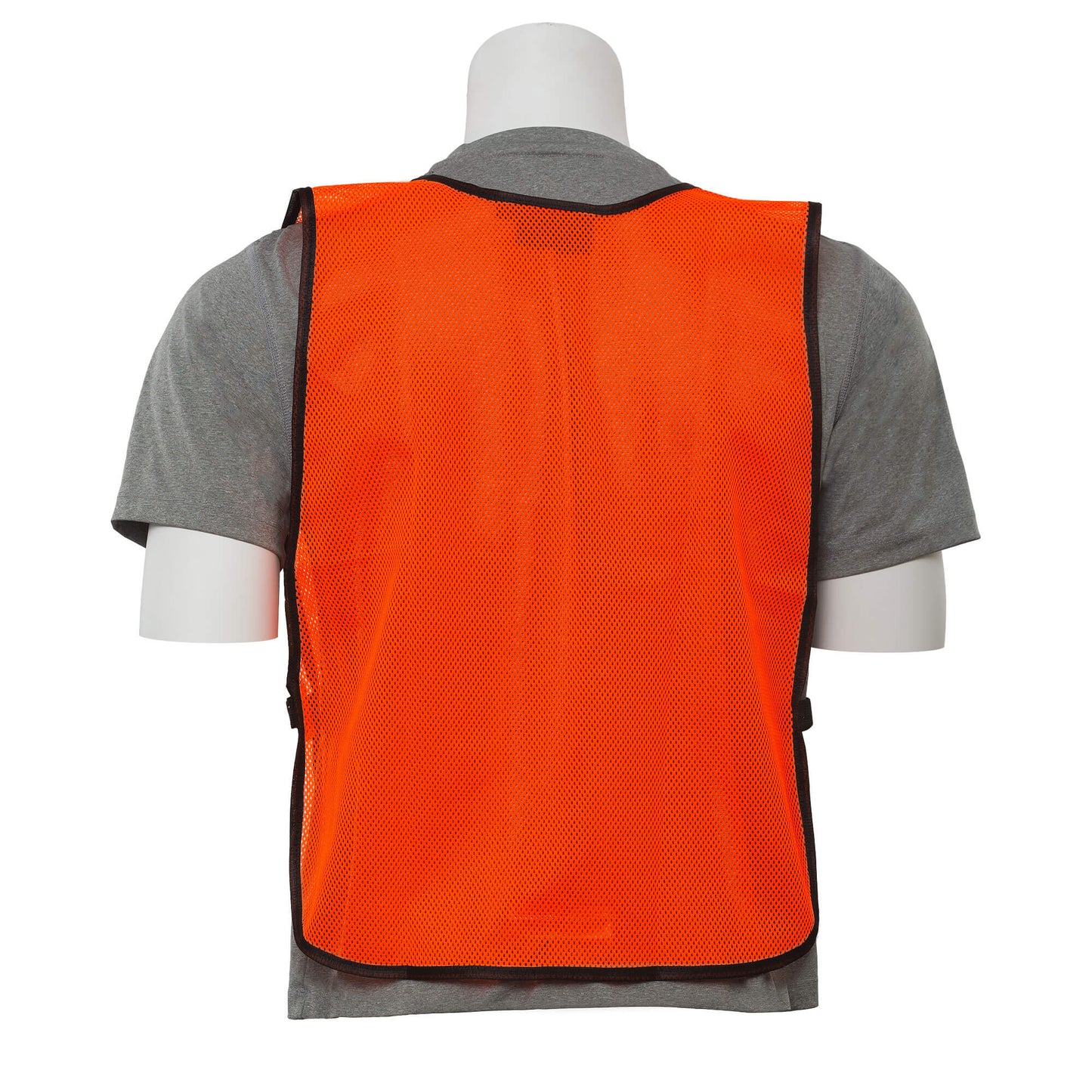 Orange Safety Vests - ERB - Lightweight Mesh Design