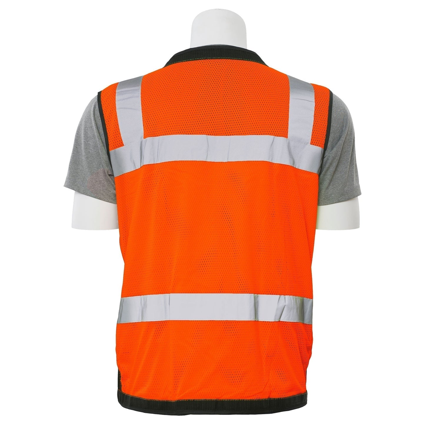 Orange Safety Vests - ERB - Heavy Duty Mesh Design