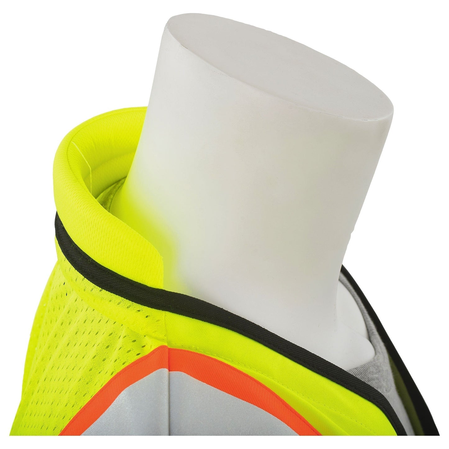 Yellow/Lime Safety Vests - ERB - Padded Comfort Collar