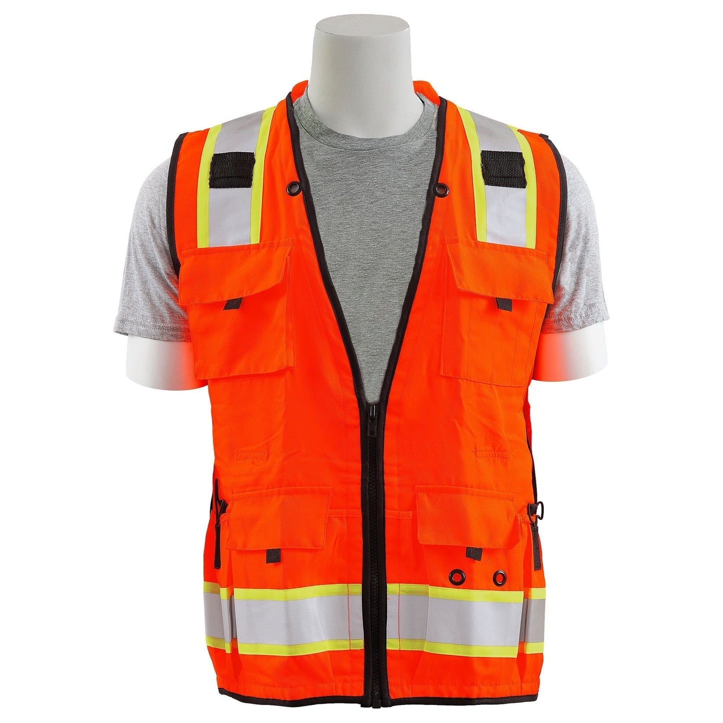 Yellow/Lime Safety Vests - ERB - Padded Comfort Collar