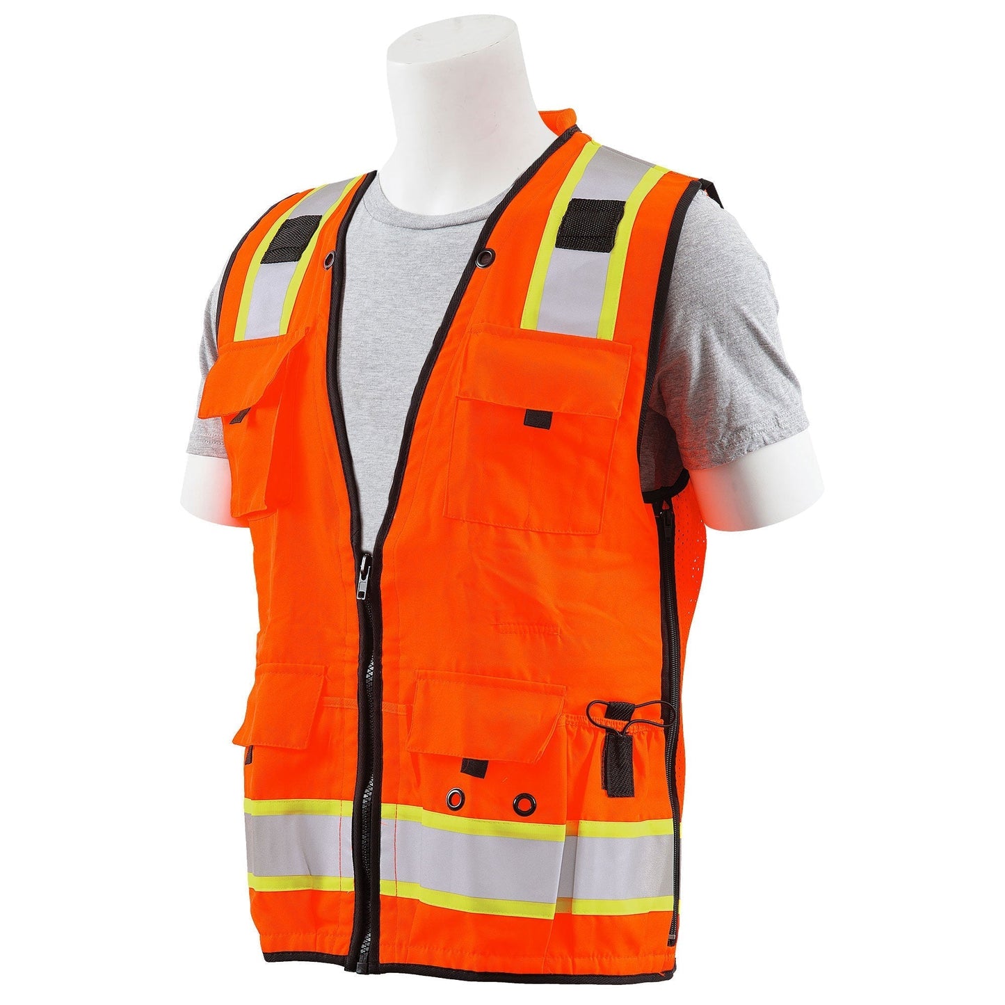 Yellow/Lime Safety Vests - ERB - Padded Comfort Collar