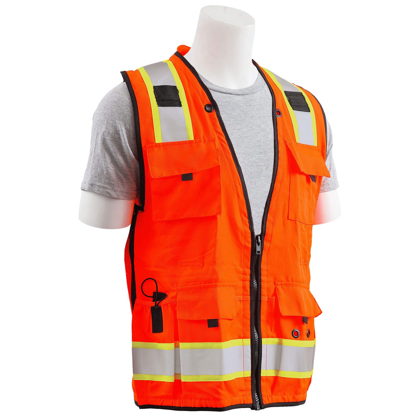 Yellow/Lime Safety Vests - ERB - Padded Comfort Collar