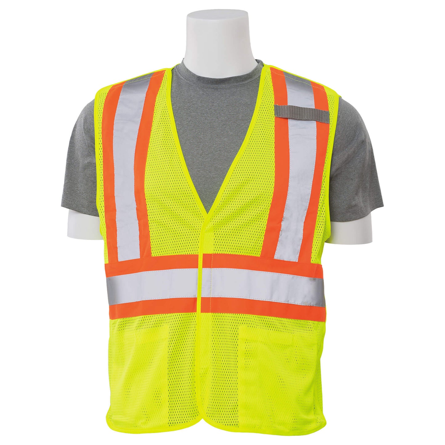 Yellow/Lime Safety Vest - ERB - Breakaway Mesh Design