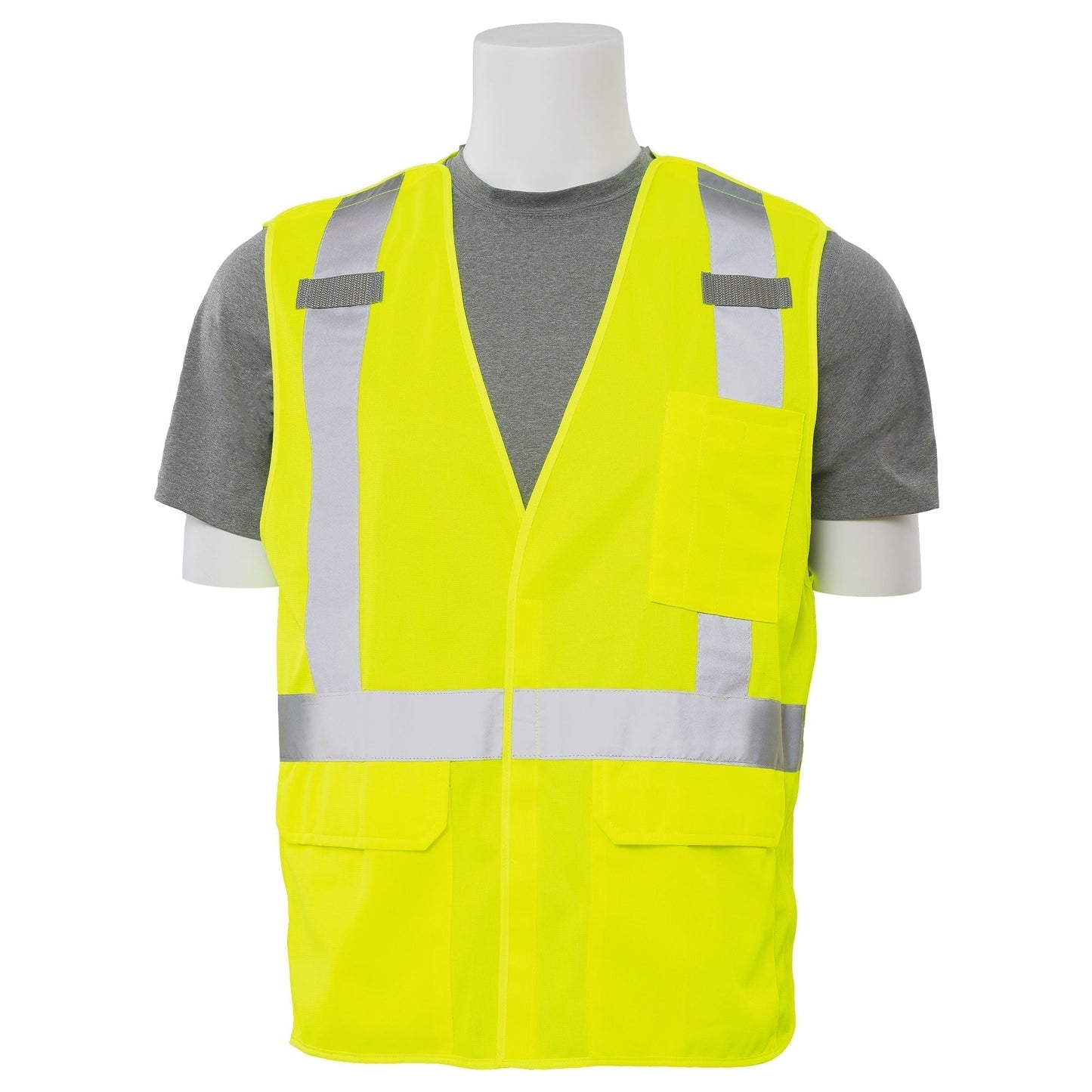 Yellow/Lime Safety Vest - ERB - Breakaway Design