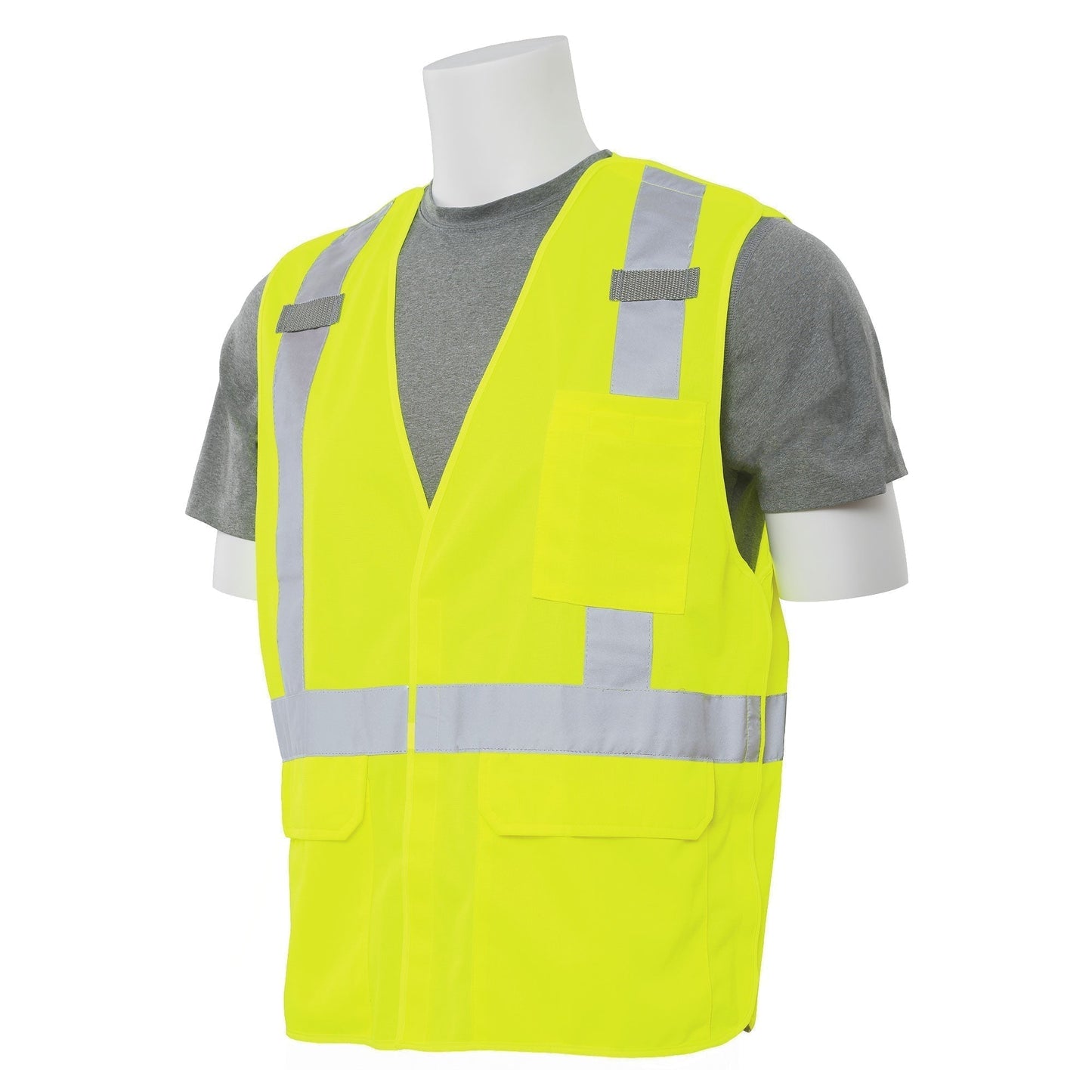 Yellow/Lime Safety Vest - ERB - Breakaway Design