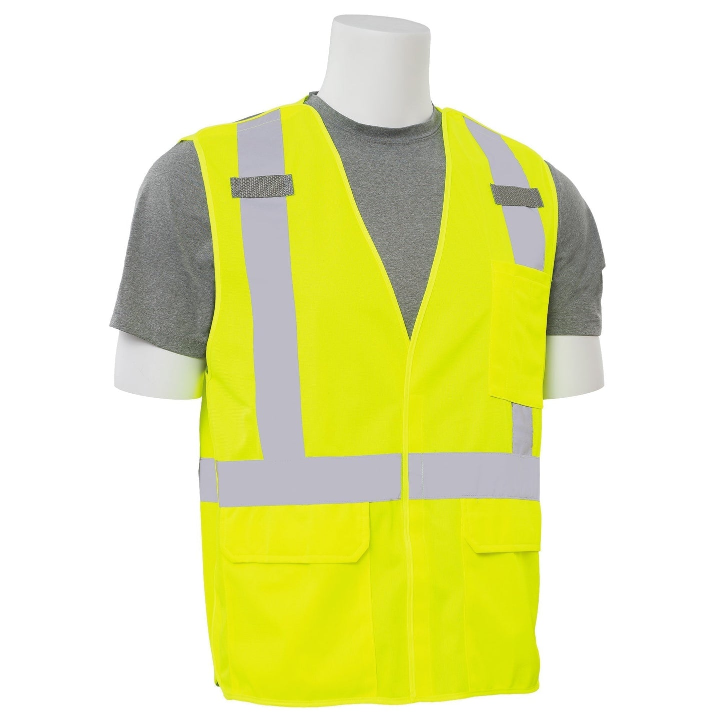 Yellow/Lime Safety Vest - ERB - Breakaway Design
