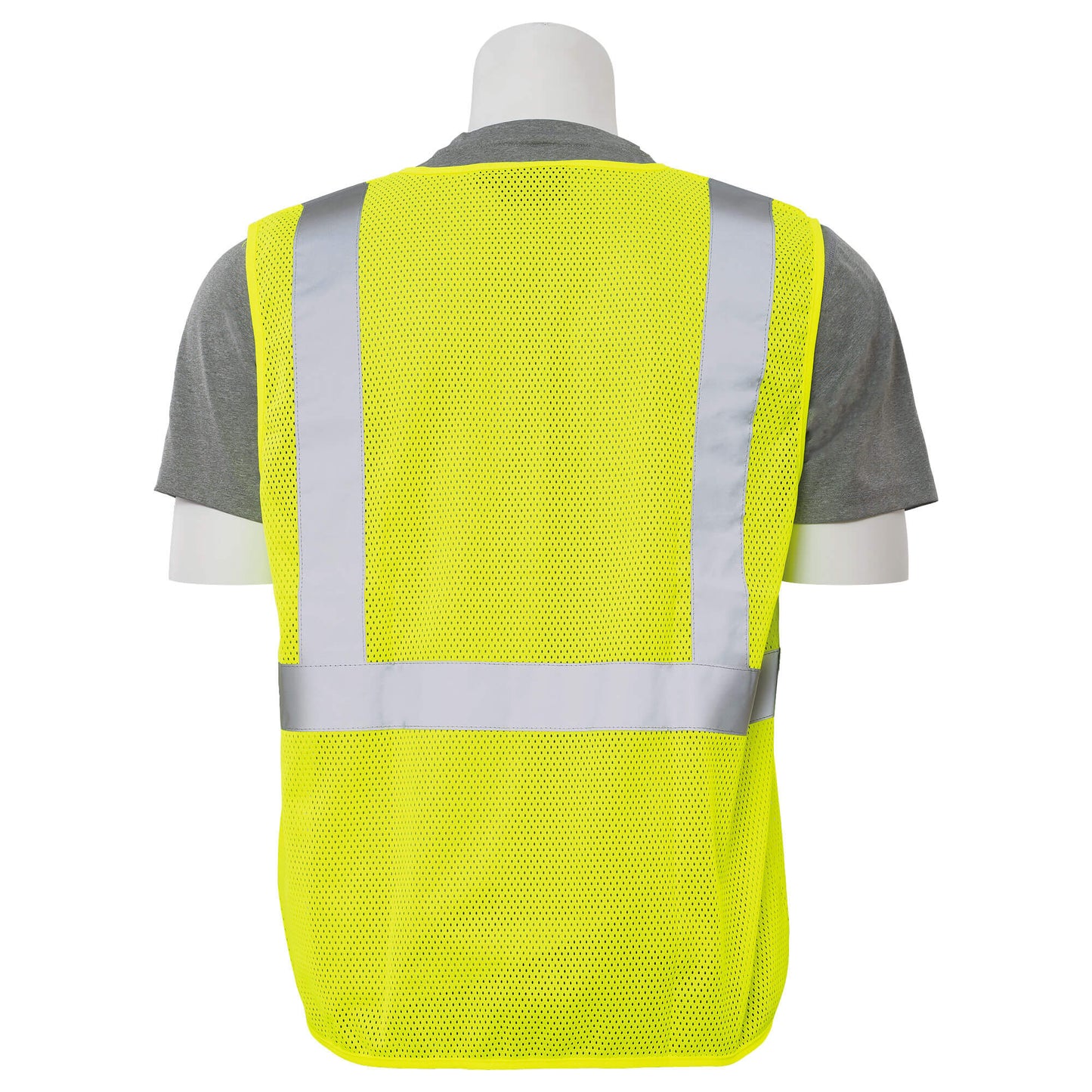 Yellow/Lime Safety Vests - ERB - Durable Mesh Design