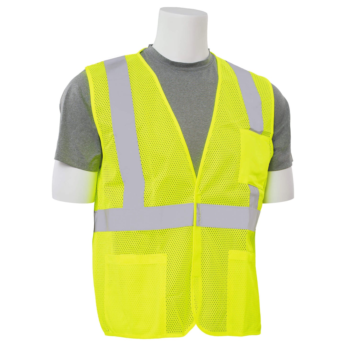 Yellow/Lime Safety Vest - ERB - Mesh Economy Design