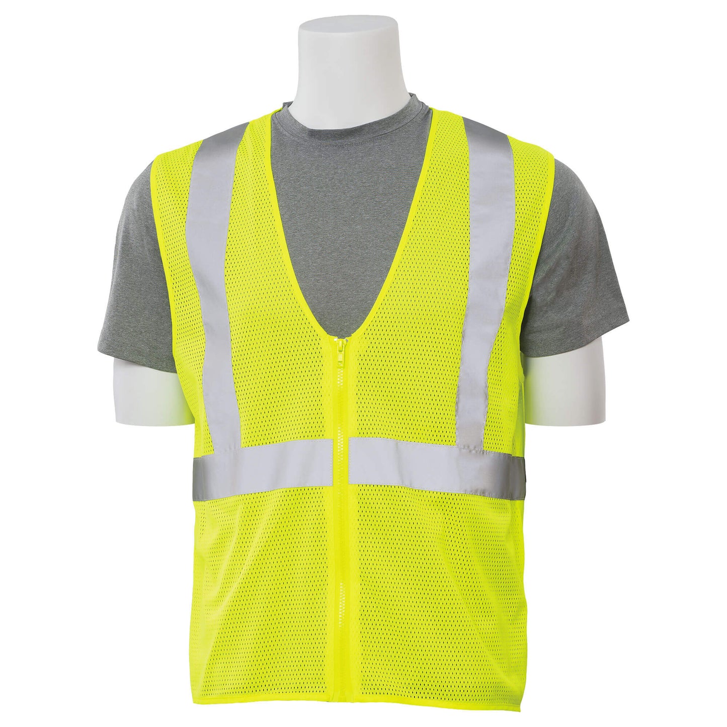 Yellow/Lime Safety Vest - ERB by Delta Plus - Mesh Material