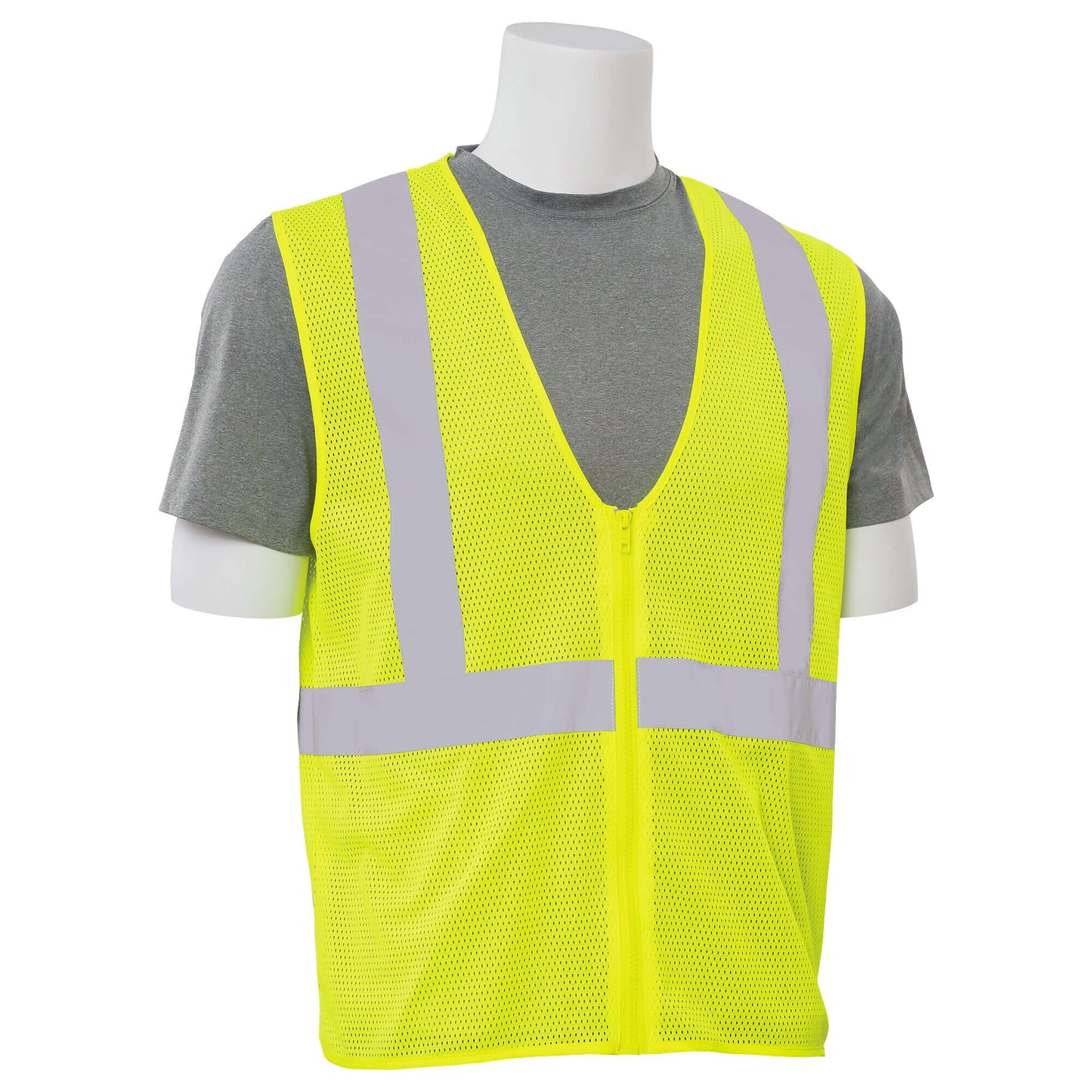 Yellow/Lime Safety Vest - ERB by Delta Plus - Mesh Material