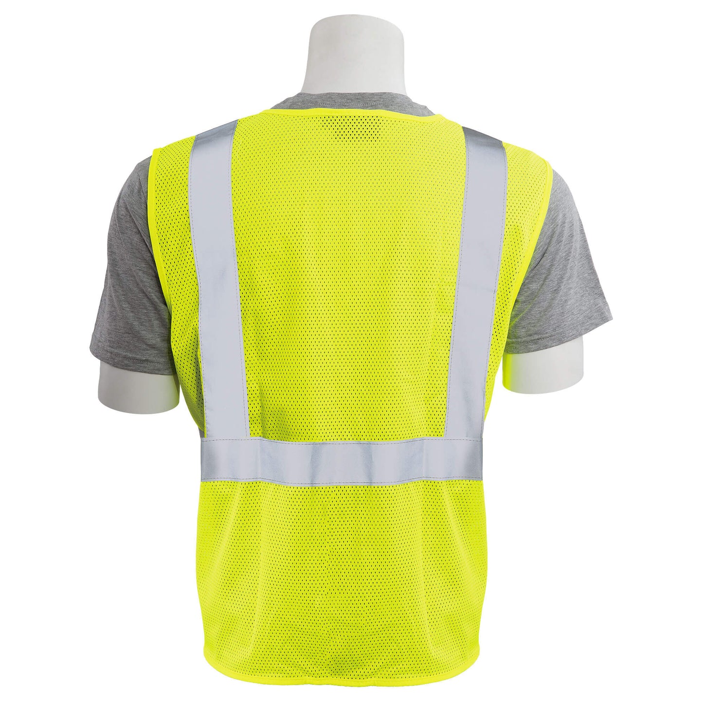 Yellow/Lime Safety Vest - ERB - Mesh with ID Pocket