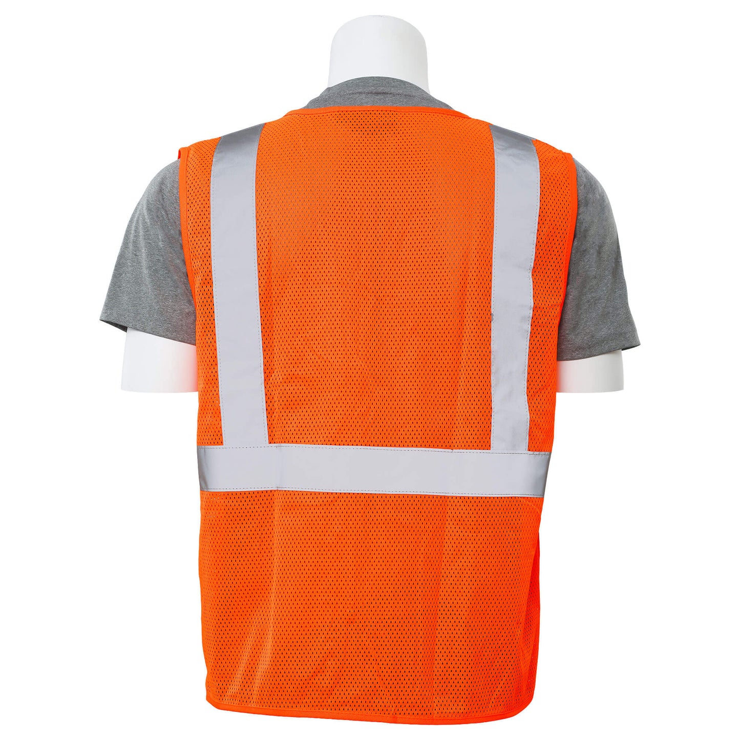 Yellow/Lime Safety Vest - ERB - Mesh With Pockets