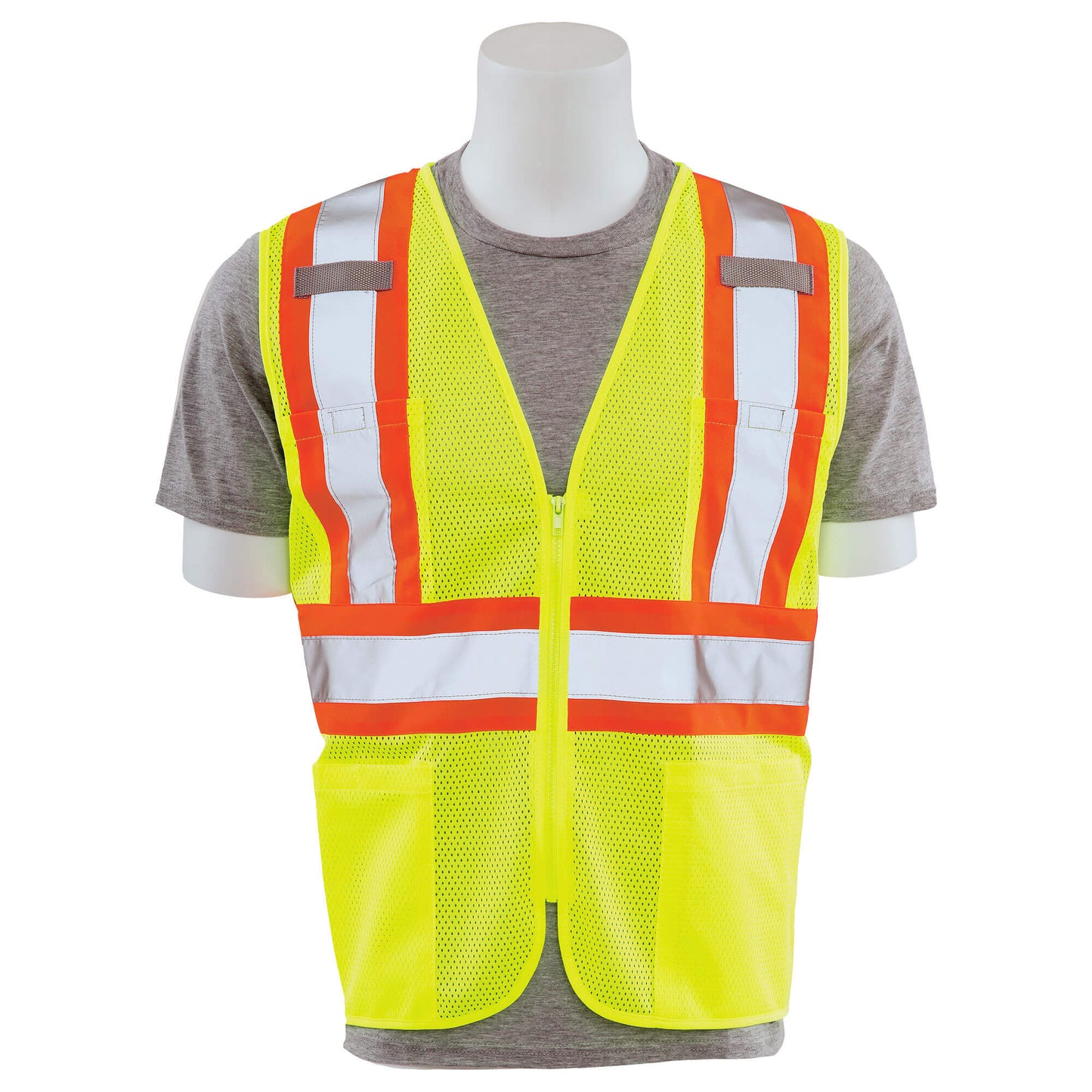Yellow/Lime Safety Vest - ERB - Two-Tone Design