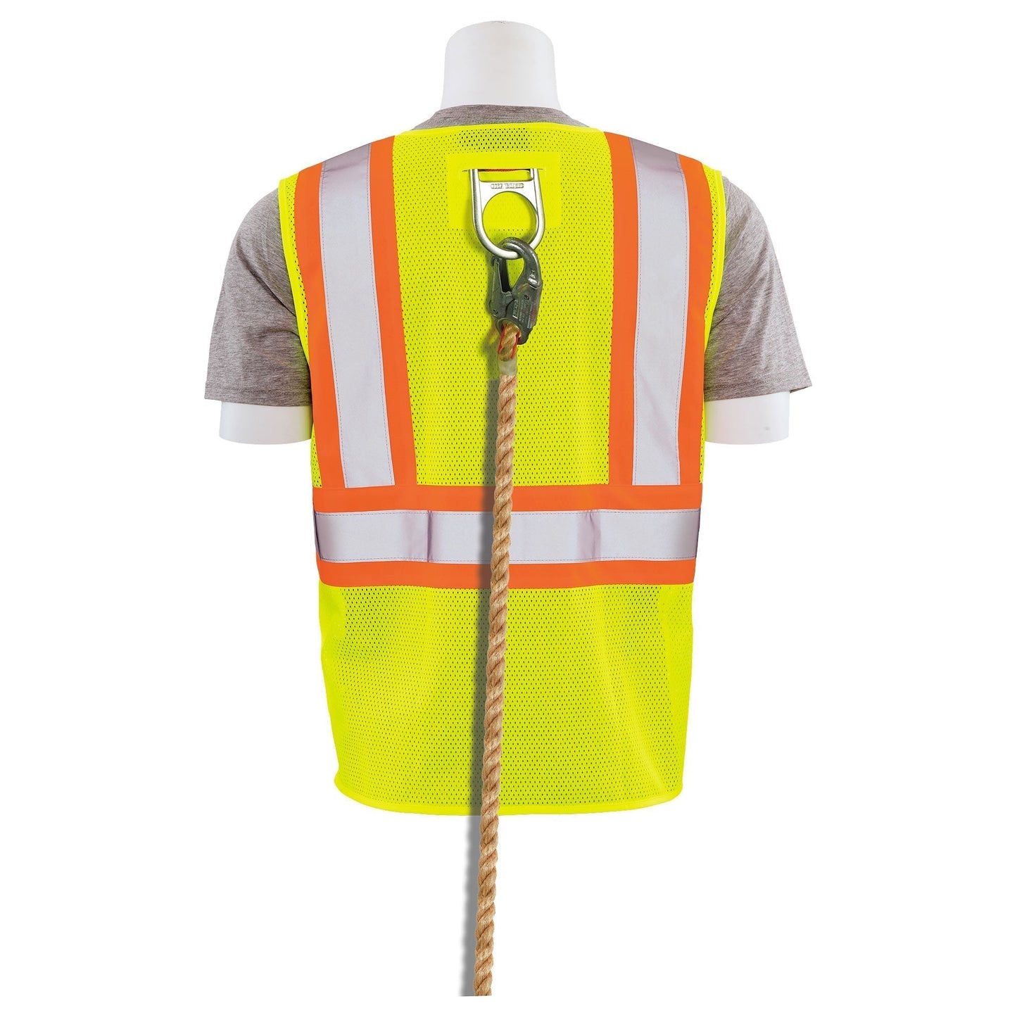 Yellow/Lime Safety Vest - ERB - Two-Tone Design