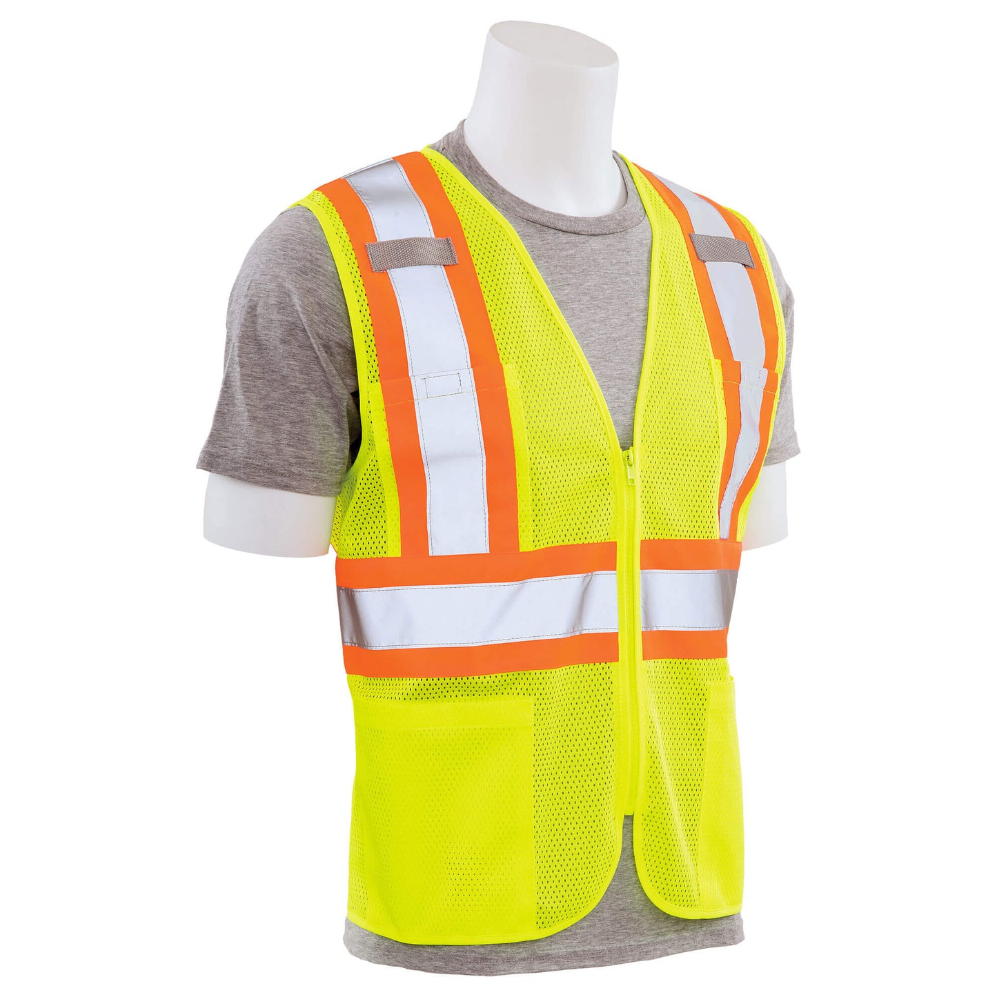 Yellow/Lime Safety Vest - ERB - Two-Tone Design