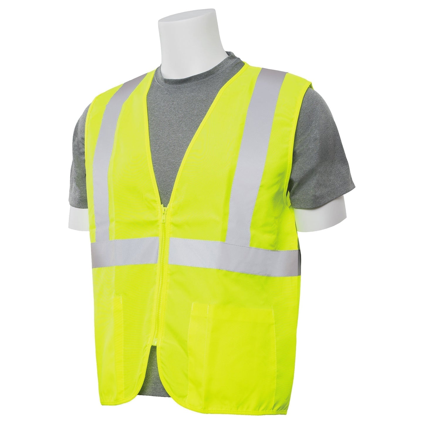 Yellow/Lime Safety Vests - ERB - Reflective Economy