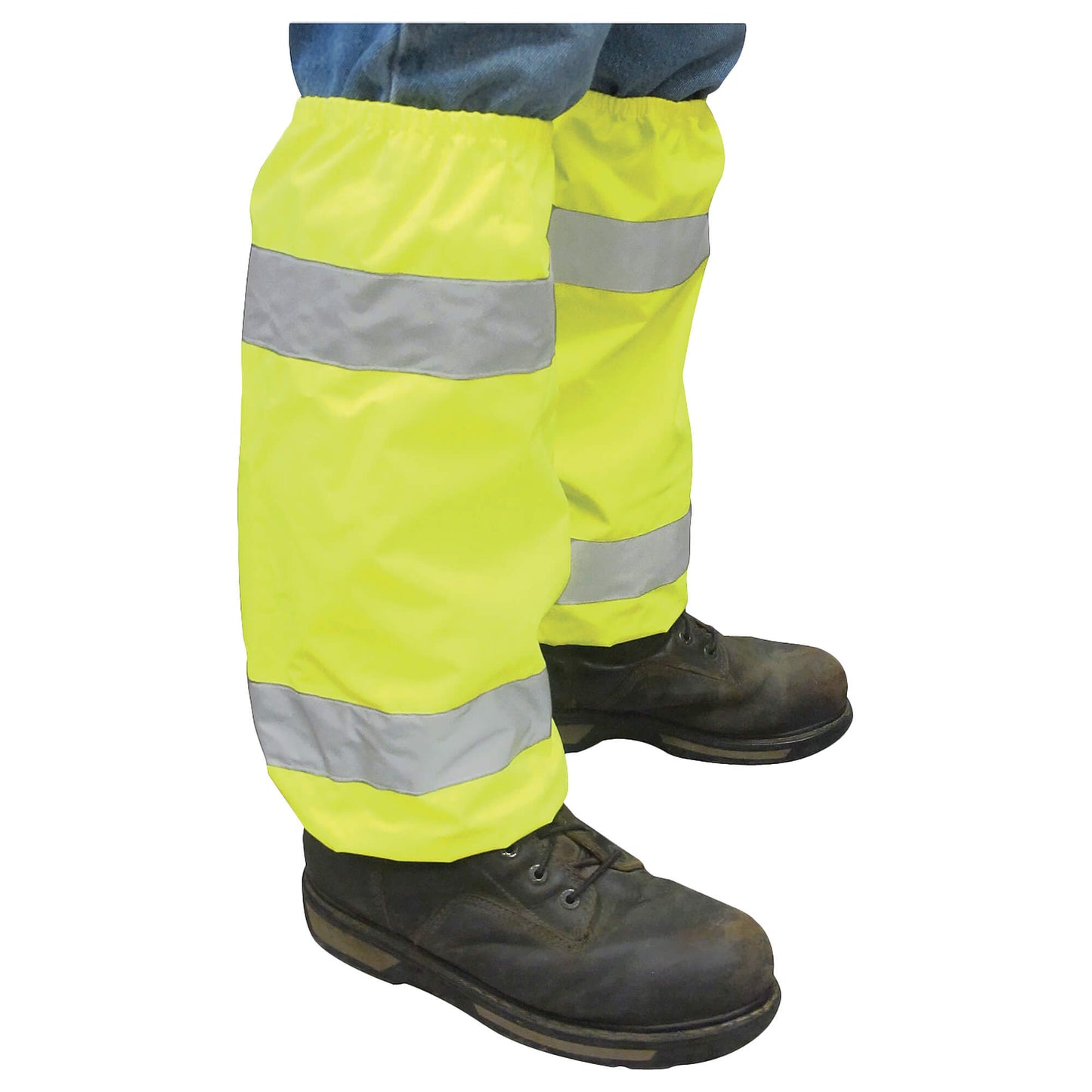 Yellow/Lime Leg Gaiters - ERB - Reflective Visibility