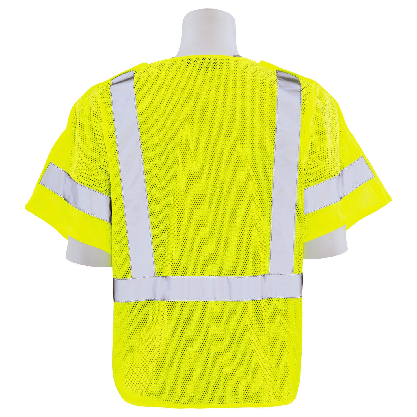 Yellow/Lime Safety Vest - ERB - Breakaway Mesh Design
