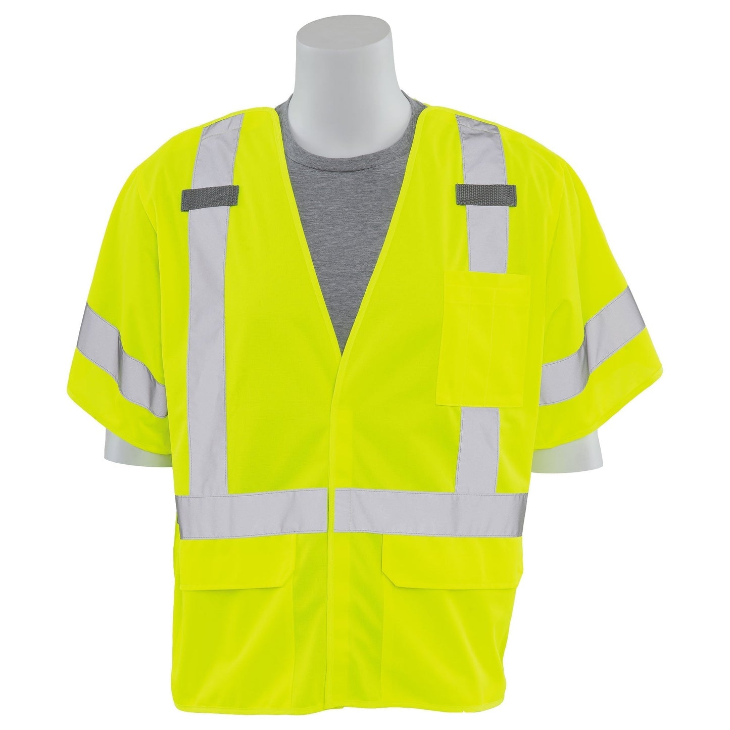 Yellow/Lime Safety Vest - ERB - Breakaway Design