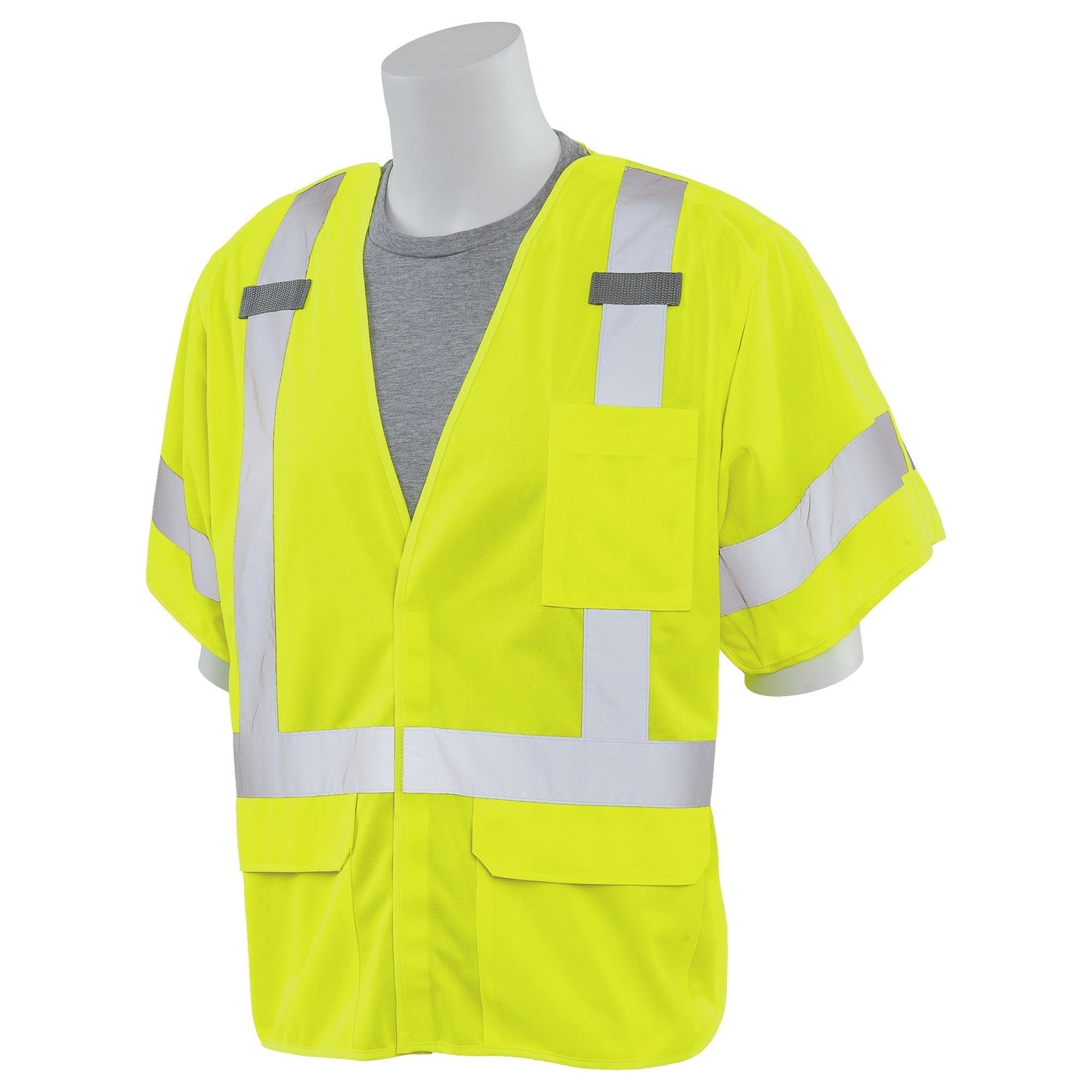 Yellow/Lime Safety Vest - ERB - Breakaway Design