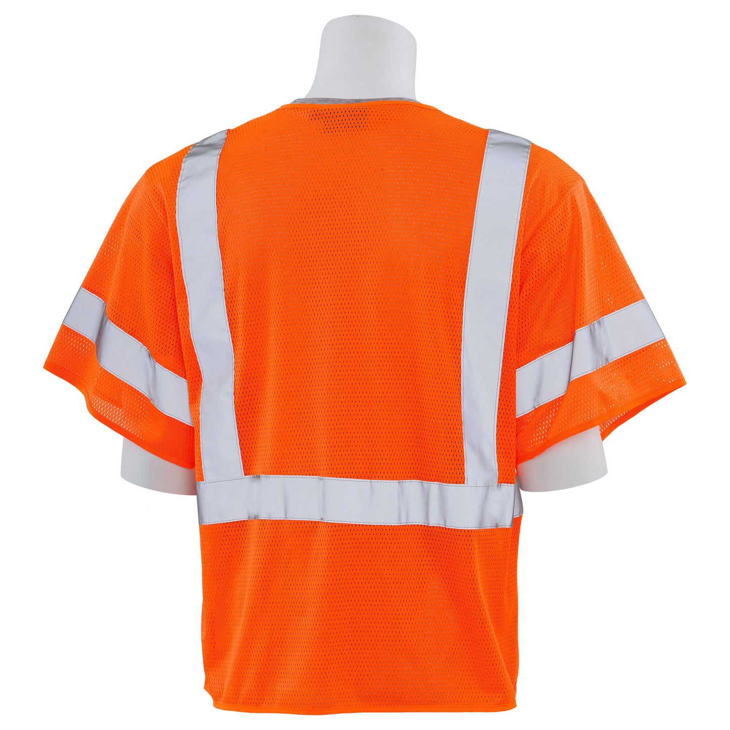 Yellow/Lime Safety Vest - ERB - Reflective Mesh Design