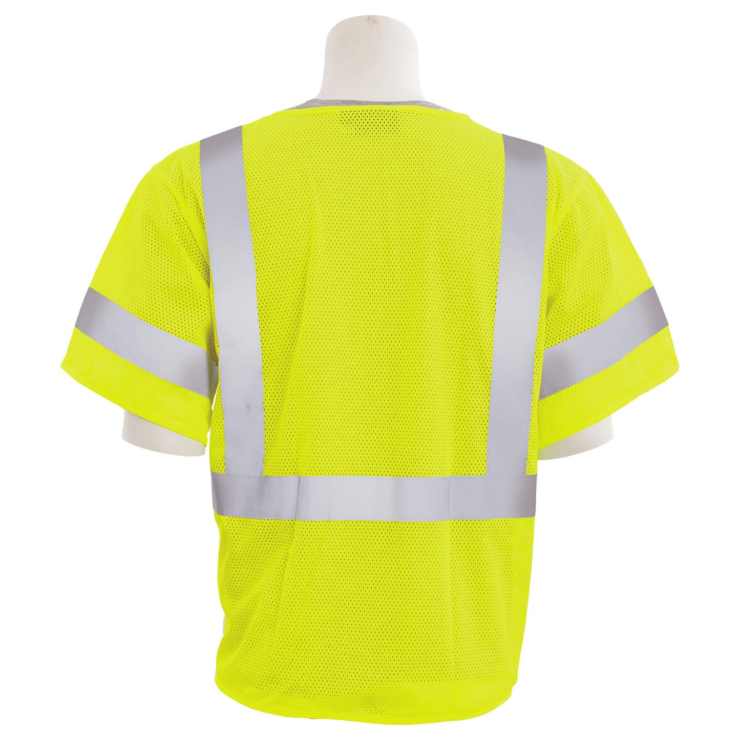 Yellow/Lime Safety Vests - ERB - Durable Mesh