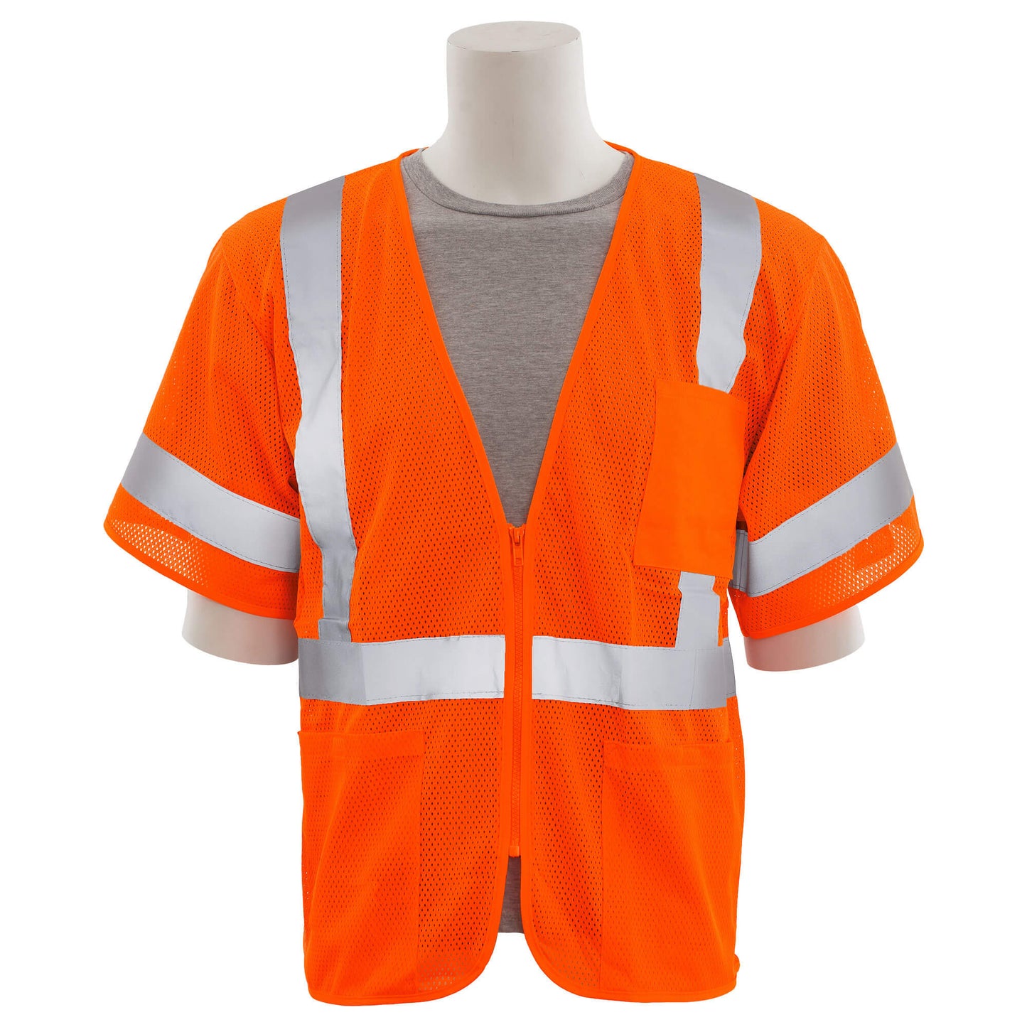 Yellow/Lime Safety Vests - ERB - Durable Mesh