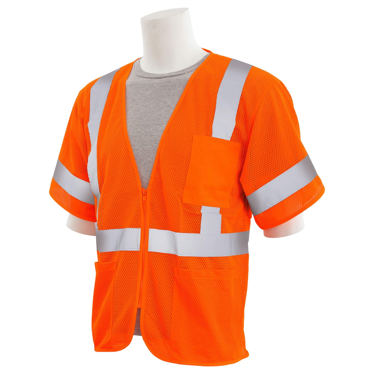 Yellow/Lime Safety Vests - ERB - Durable Mesh