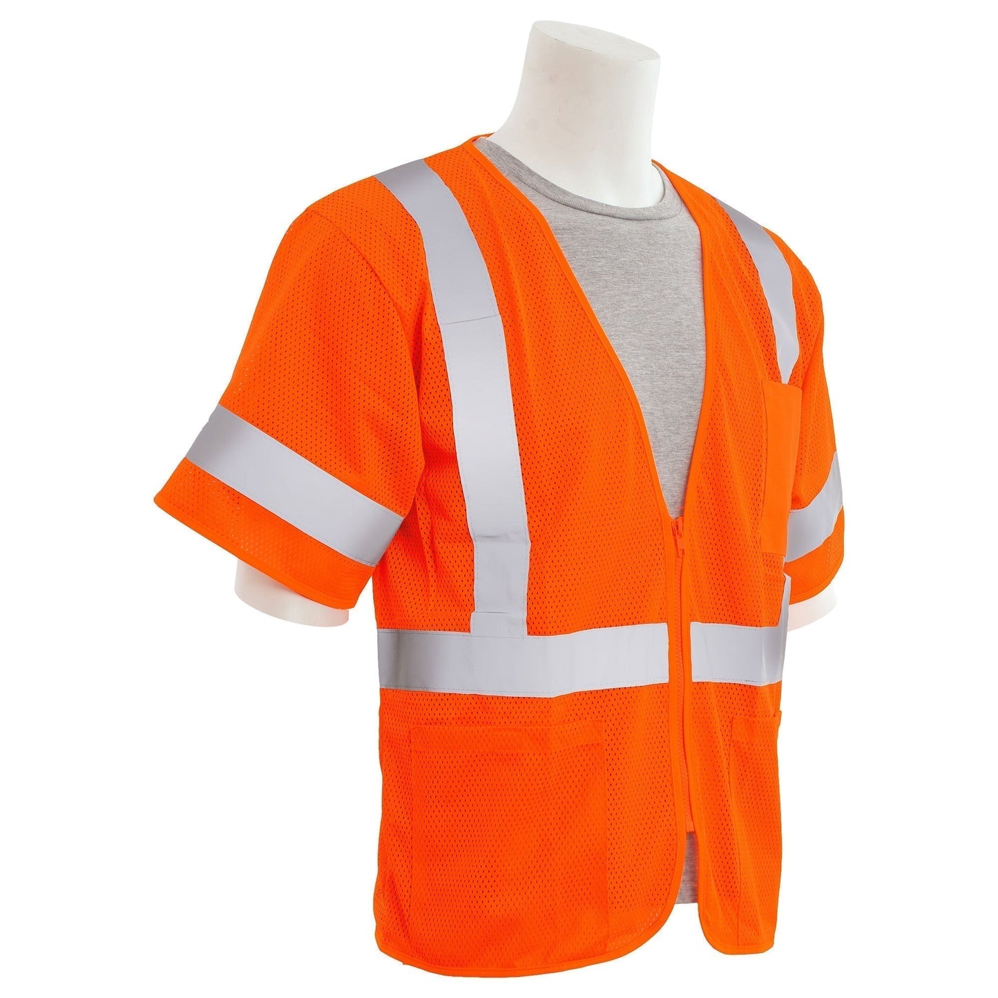 Yellow/Lime Safety Vests - ERB - Durable Mesh