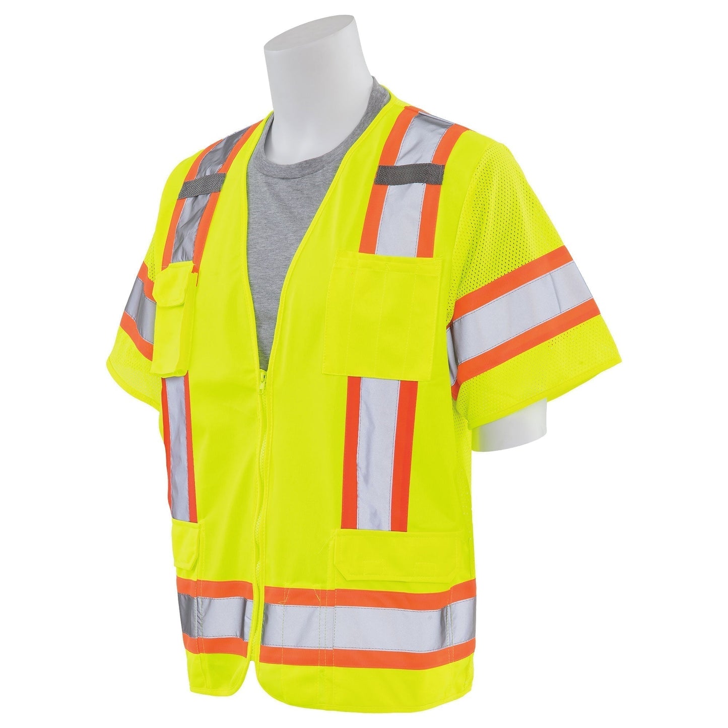Yellow/Lime Safety Vests - ERB - Class 3 Two-Tone