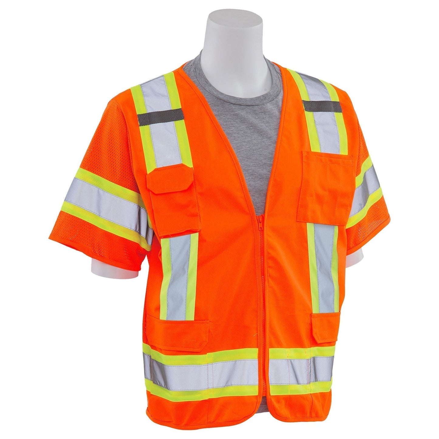 Yellow/Lime Safety Vests - ERB - Class 3 Two-Tone