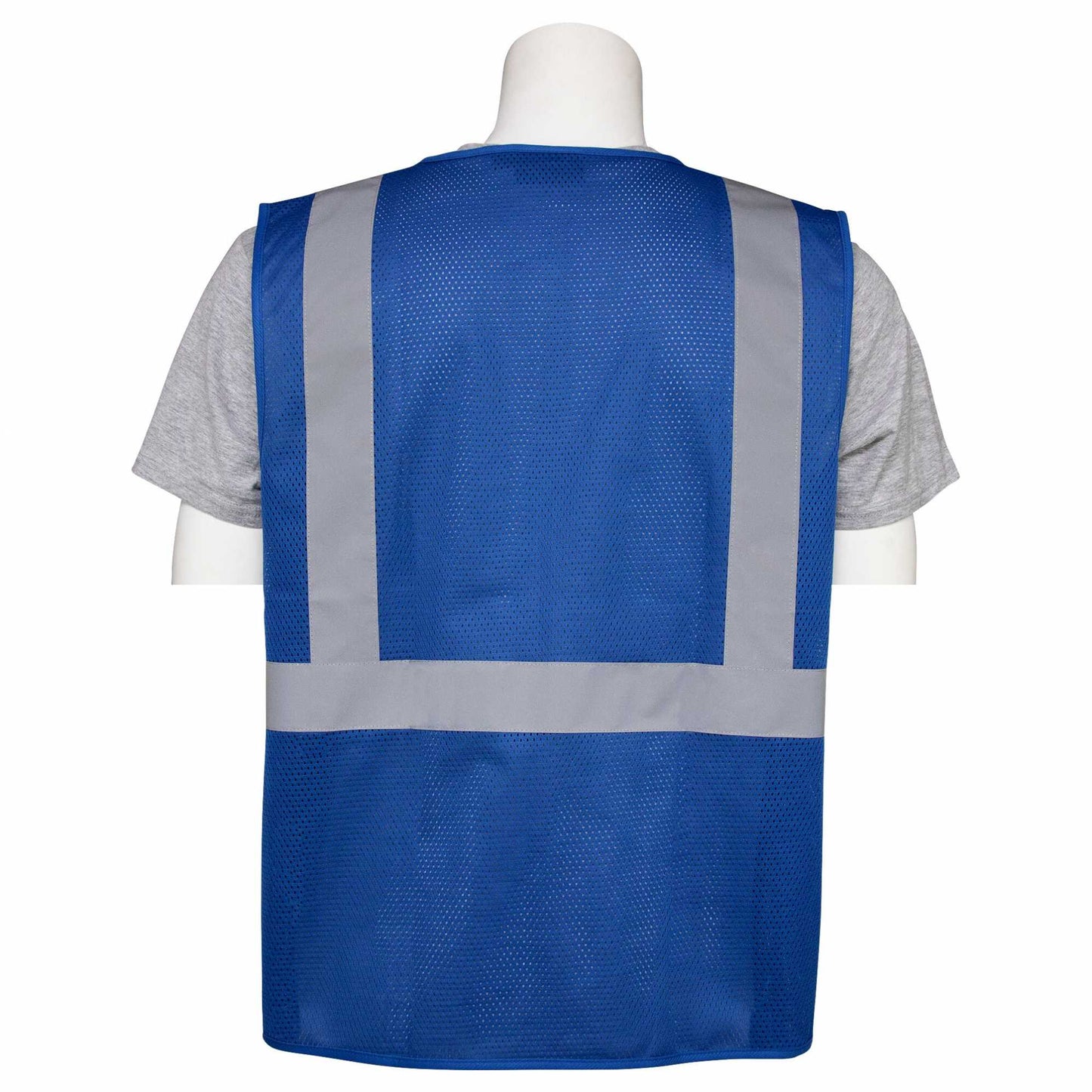 Red Safety Vests - ERB - Reflective Mesh Design