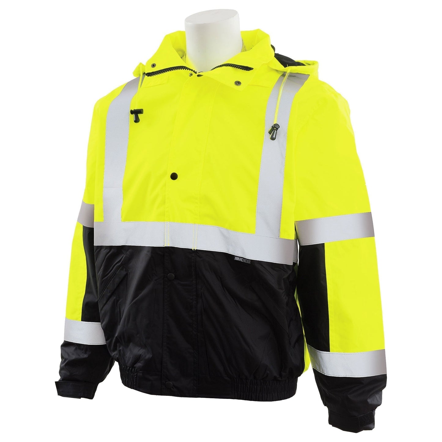 Yellow/Lime Safety Jacket - ERB - Bomber Style