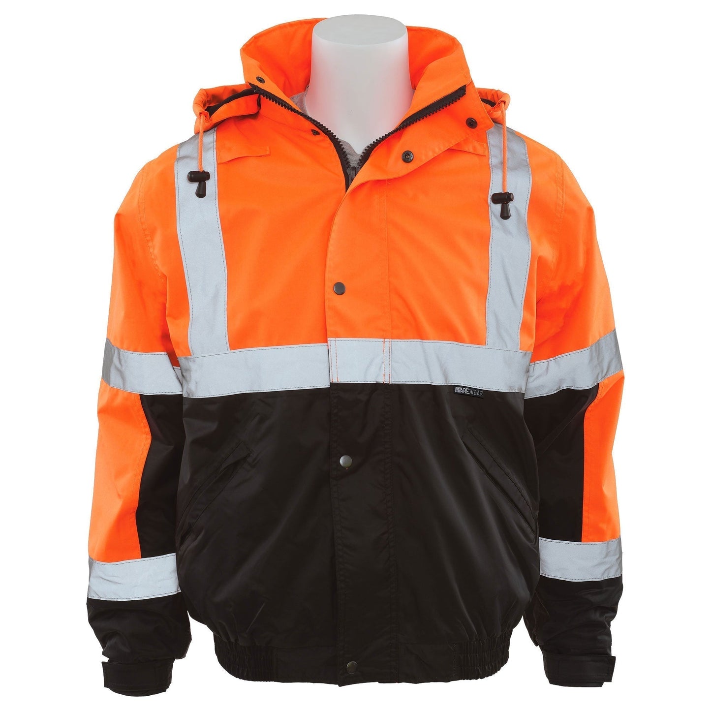 Yellow/Lime Safety Jacket - ERB - Bomber Style