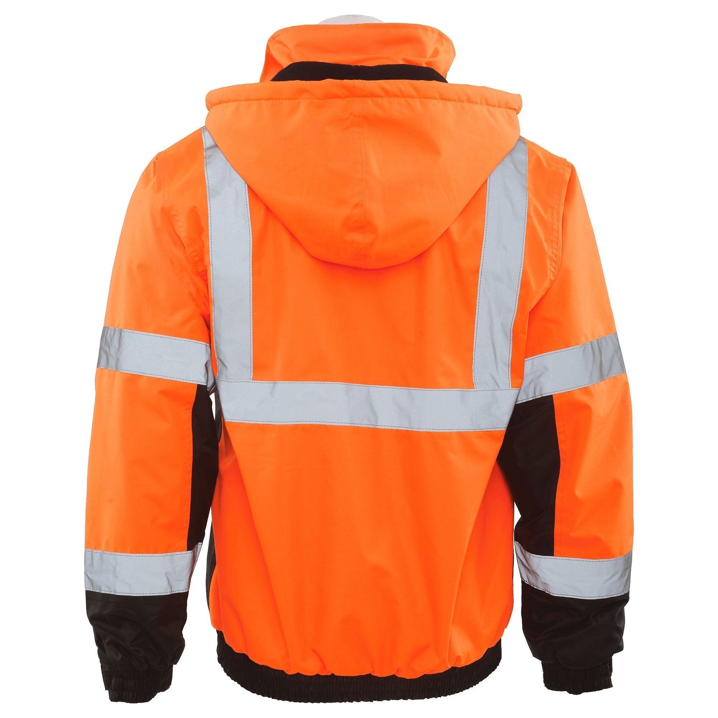 Yellow/Lime Safety Jacket - ERB - Bomber Style