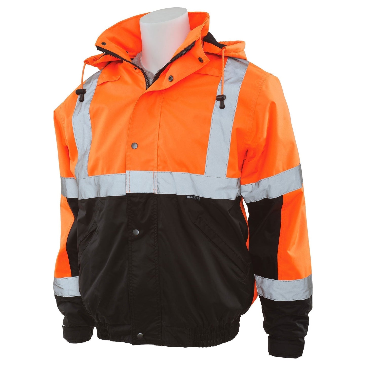Yellow/Lime Safety Jacket - ERB - Bomber Style