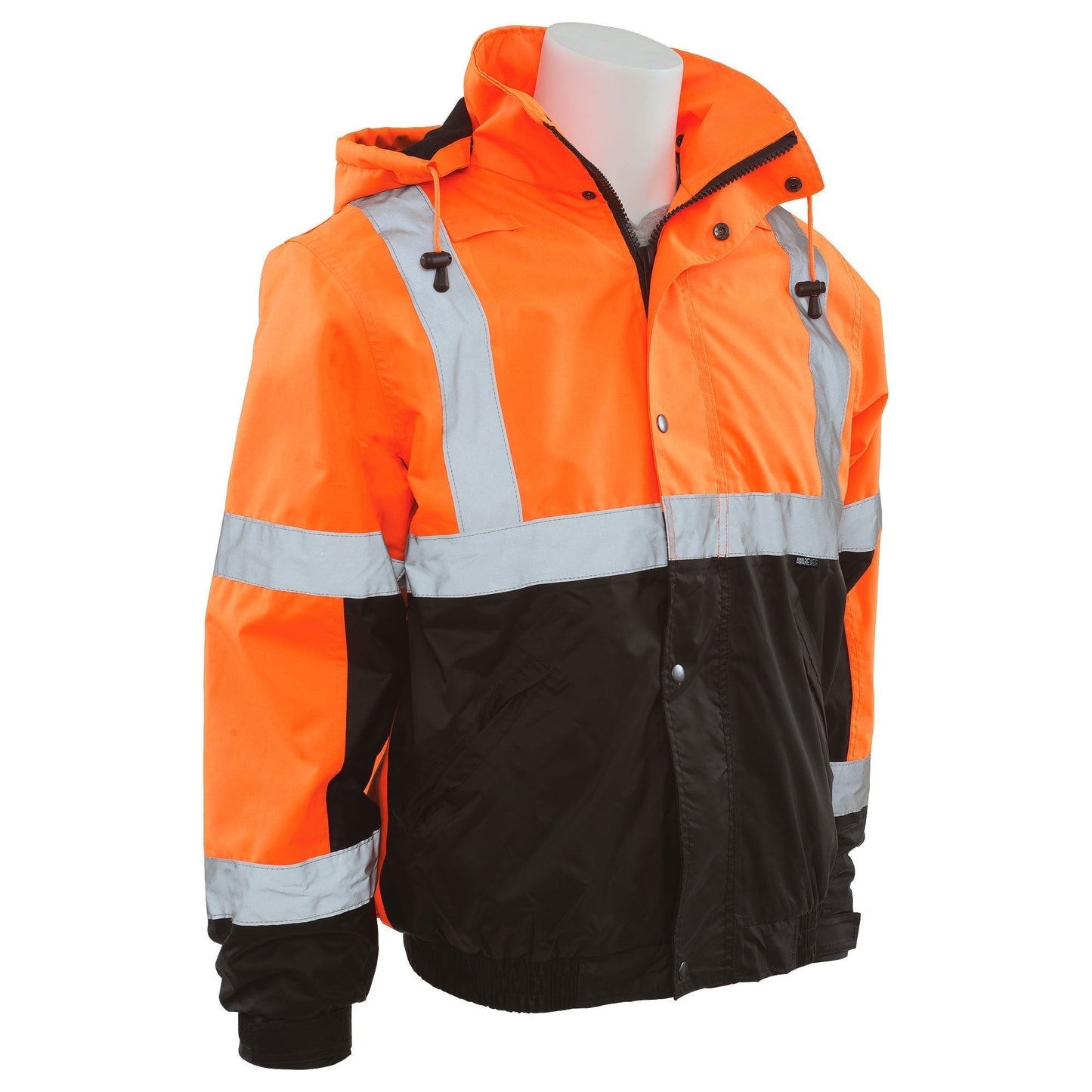 Yellow/Lime Safety Jacket - ERB - Bomber Style