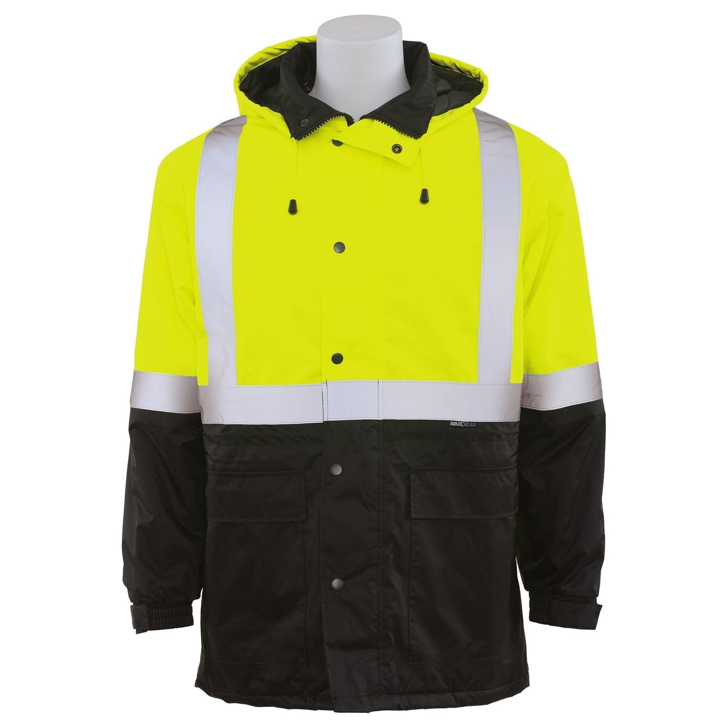 Yellow/Lime Safety Jacket - ERB - Waterproof Protection